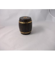 Antiqued  Barrel Shape Money Box